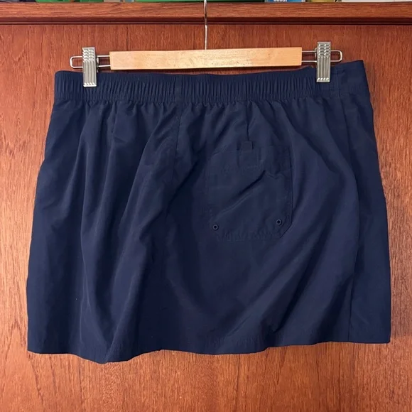 Lands’ End Navy Blue Skirt/Swimming Bottom with Button Detail. Sz 8. - Picture 2 of 6